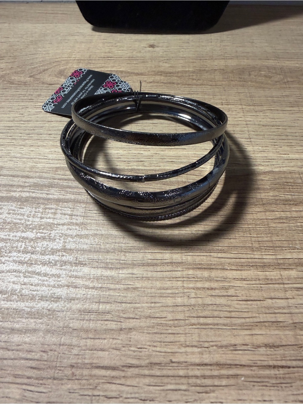 paparazzi Shiny Silver Stacked Bangle Set